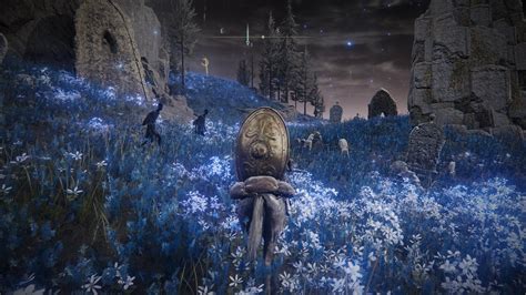 Cerulean Coast Cross Site of Grace Miquella’s Cross - Elden Ring Guide