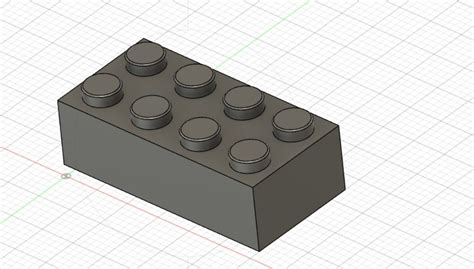 Download Free Stl File Lego Brick Template To 3d Print ・ Cults