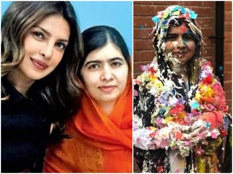 priyanka chopra congratulates malala yousafzai on her graduation from