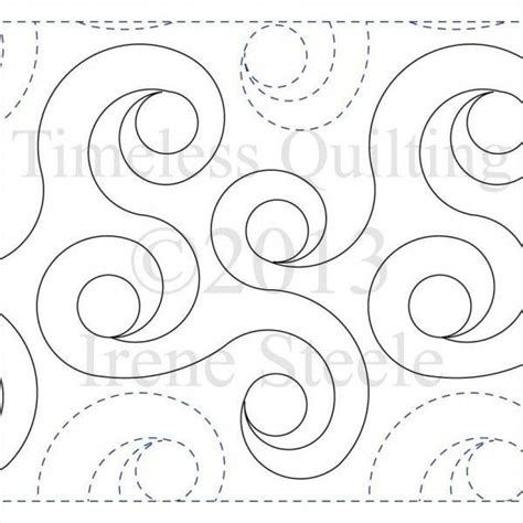All templates include source files as layered vectors in psd, ai and indesign formats. Printable Free Motion Quilting Templates : SPIRAL RINGS ...