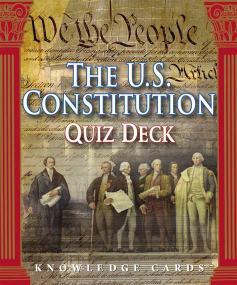 The Us Constitution Quiz Deck Knowledge Cards — Pomegranate