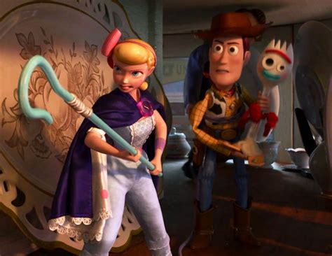 Toy Story 4 Saving Forky Little Bo Peep And Sheriff Woody Pride Bo Peep Toy Story Toy Story
