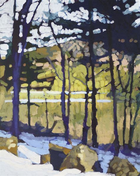 Liz Hoag And Eagle Lake An Artists Choice For Maine Art Shows In