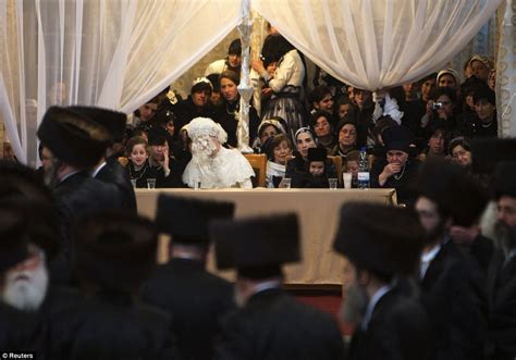Hasidic Belz Rebbe Grandson Shalom Rokeachs Wedding To Hannah Batya Penet In Jerusalem Daily