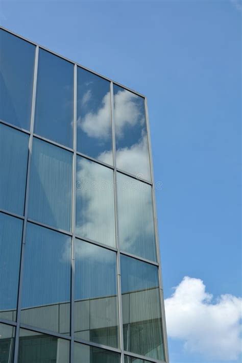 Glass Facade Of Modern Office Building Stock Image Image Of Facade