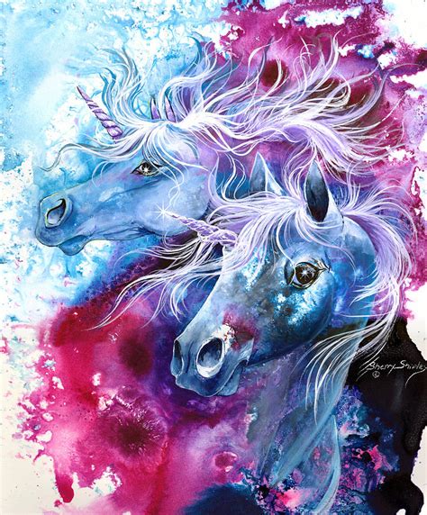 Unicorn Magic Painting By Sherry Shipley