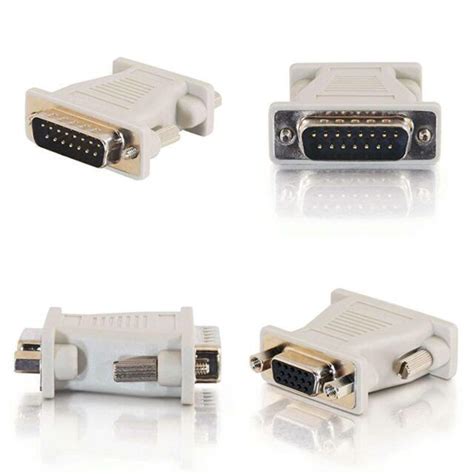 C2g 02902 Mac Db15 Male To Vga Hd15 Female Adapter Beige Ebay