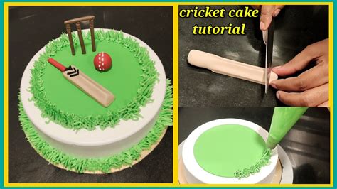 Cricket Theme Cake Fondant Cricket Cake Cricket Cake Design