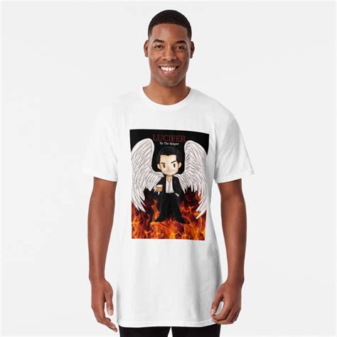 Lucifer Morningstar With Wings T Shirt By Thereaperth Redbubble