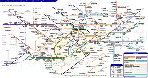 Interactive Route Map Of The London Underground London Overground