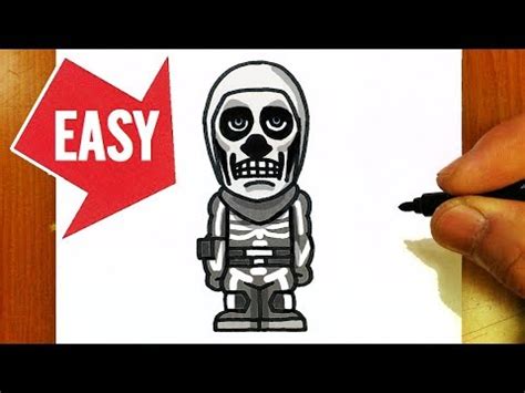 Tekenen met lineke kids video zapisi podval. Fortnite Drawing Easy Skull Trooper - Get Free Vbucks ...