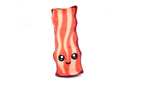 Stuffed Bacon Plush Toy Happy Beezeeart