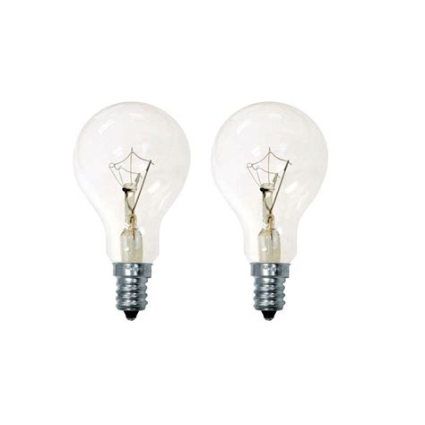 Aooshine 5 watt led light candelabra bulb for ceiling fan 4. GE 40-Watt Incandescent A15 Ceiling Fan Candelabra Base ...