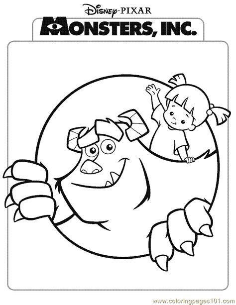 Monsters Inc Printable Coloring Pages Francesco Printable