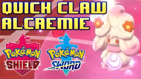 Quick Claw Alcremie Pokemon Sword And Shield Competitive Vgc 2020