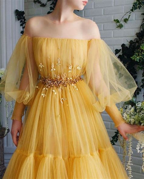 Light Yellow Dress Prom Dresses Yellow Prom Dresses Long With Sleeves Prom Dresses With Sleeves