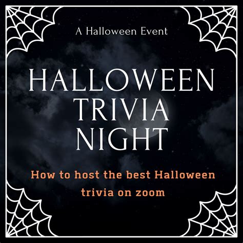 By tyler lacoma may 9, 2020. How to host a Halloween trivia night on zoom in 2020 | Halloween facts, Halloween trivia ...