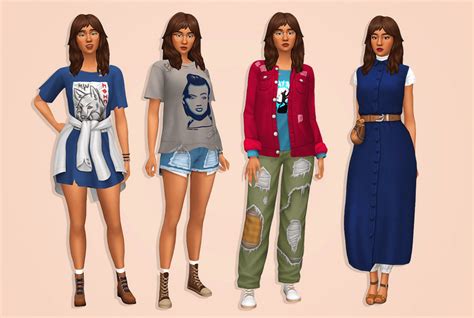 50 No Cc Lookbooks That Will Rock Your World — Snootysims Outfits For