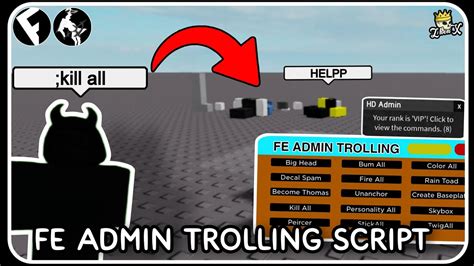 FE Admin Trolling Script ROBLOX SCRIPTS Mobile PC FE Admin