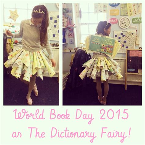 World Book Day Costume Early Years Teacher Dictionary Fairy Handmade