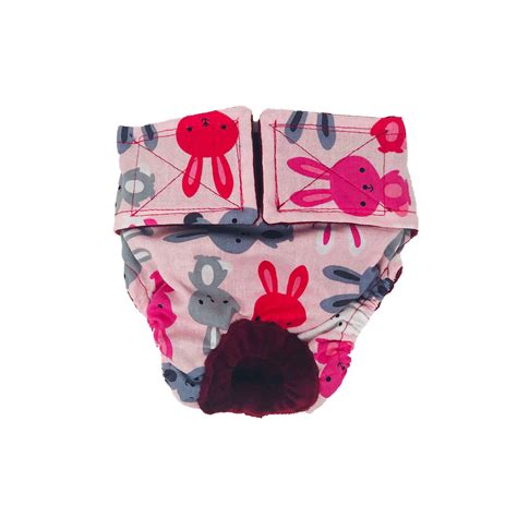 Barkertime Happy Bunny Washable Dog Diaper Made In Usa