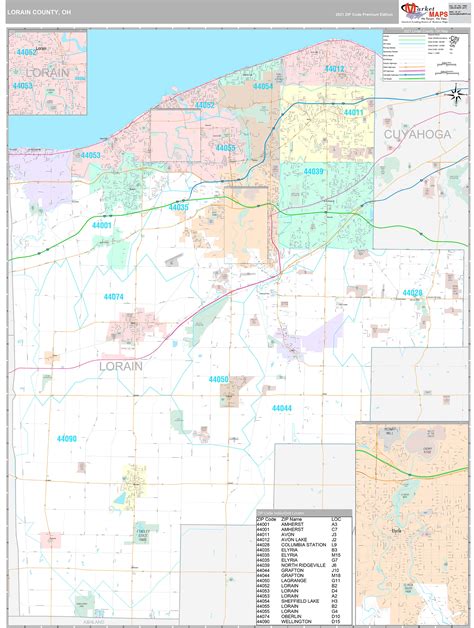 Lorain County Map
