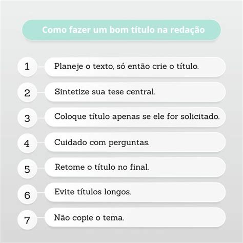 7 Dicas Para Fazer Um Bom Título Na Redação Brasil Escola