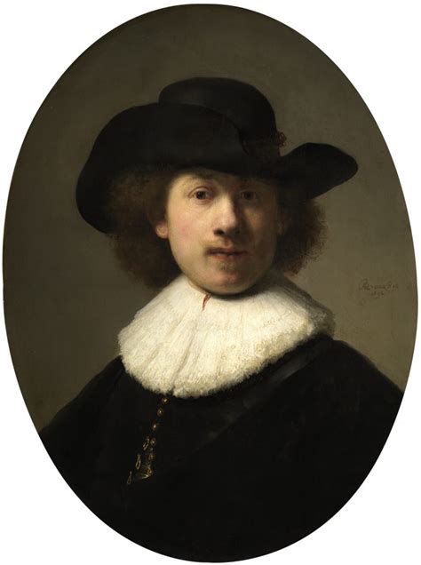 Rembrandt Self Portrait With Shaded Eyes