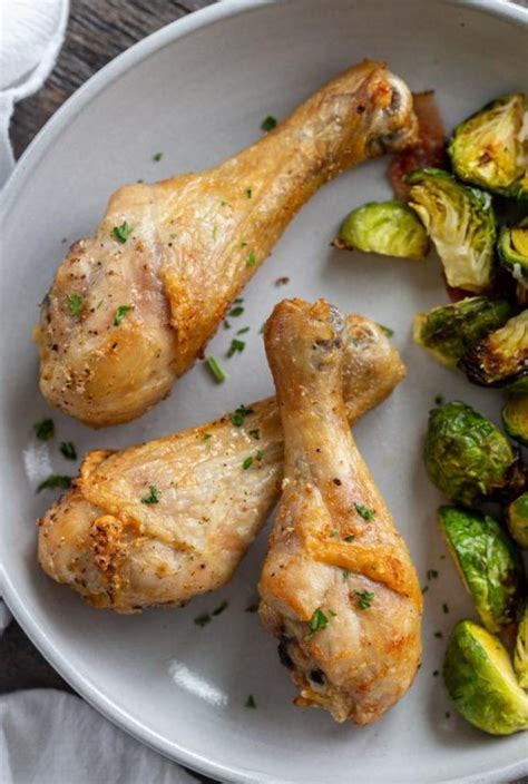 Air frying chicken thighs is faster than roasting/baking. Air Fryer Chicken Drumsticks | Recipes Friend