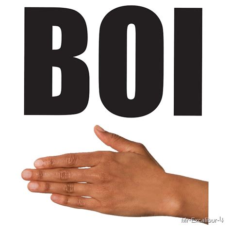 Boi Hand By Richard Campagnola Redbubble