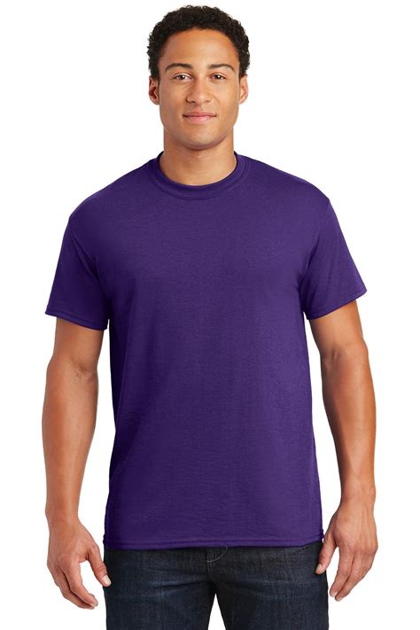 Gildan Dryblend Cotton Poly T Shirt In Purple Add A Custom Design