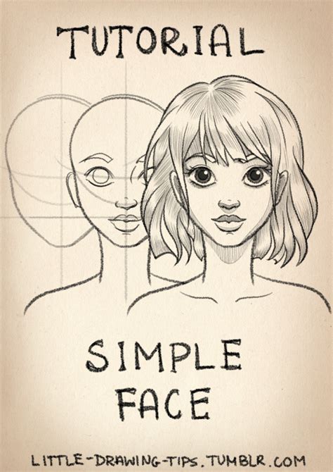 Drawing Simple Face Tutorial By Anako Art On Deviantart
