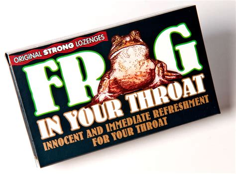 Frog In Your Throat Original Strong Lozenges Al Simpkin Traditional