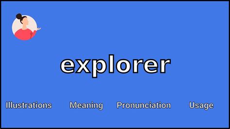 Explorer Meaning And Pronunciation Youtube