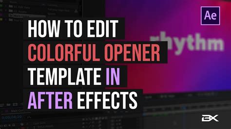 In this video, learn how to open & edit a.mogrt file in adobe after effects. How to edit Colorful Rhythm Opener Template in Adobe After ...