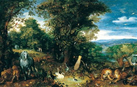 The Garden Of Eden Painting Jan Brueghel The Elder Oil Paintings