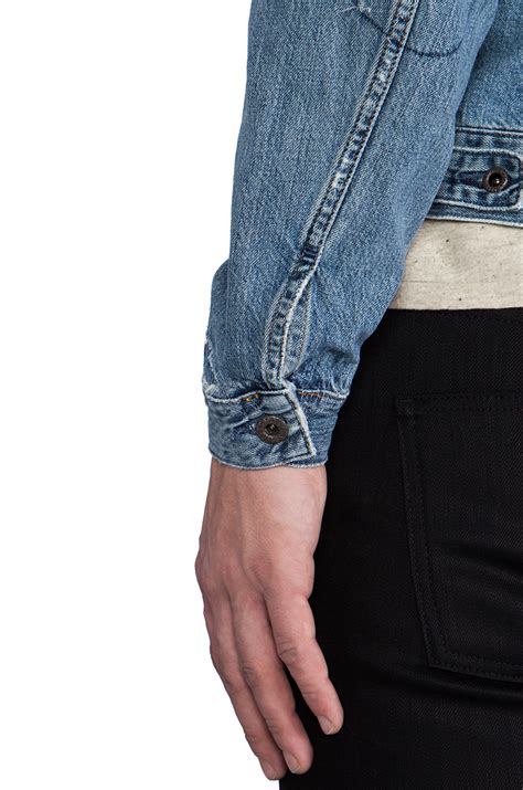 Lyst Scotch And Soda Denim Jacket W Patches In Blue In Blue For Men