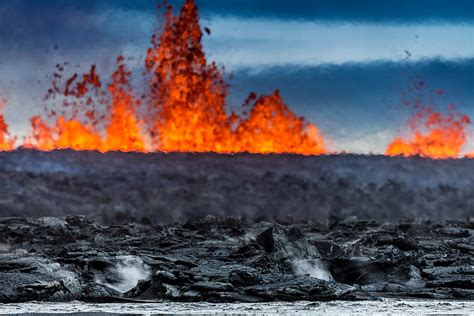 Steaming Lava And Plumes Photograph By Panoramic Images
