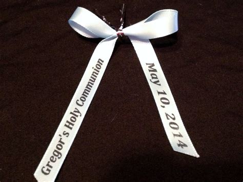 Personalized Ribbon For Party Favors Baptism Favors
