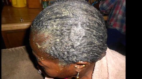 How to fix damaged hair| she is transitioning from relaxer to natural. Natural RELAXER made in the kitchen??? - Black Hair ...