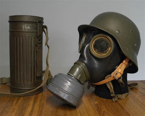 German M38 Gas Mask With Canister And Training Filter Gasmasks