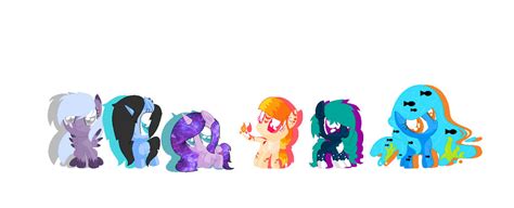 Base 20 Cutest Mane 6 Evar By Liviapony Bases By Eclipselunermoon On