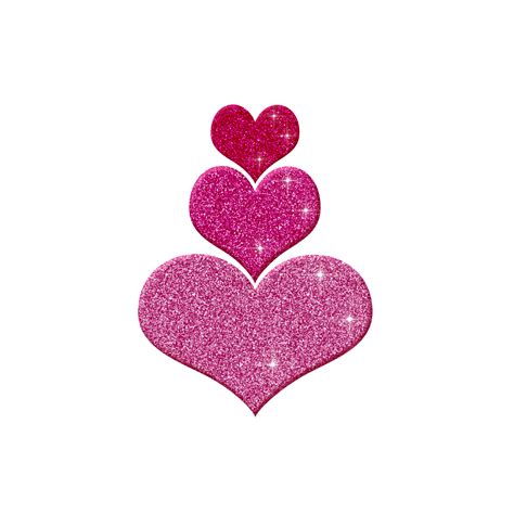 Glitter Valentine Clipart Valentines Day Glitter Sparkle Hearts Clip