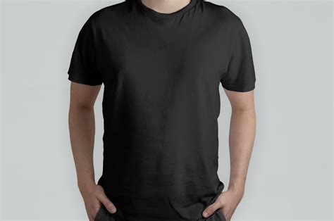 Black T Shirt Mock Up Stock Photos Images And Backgrounds For Free