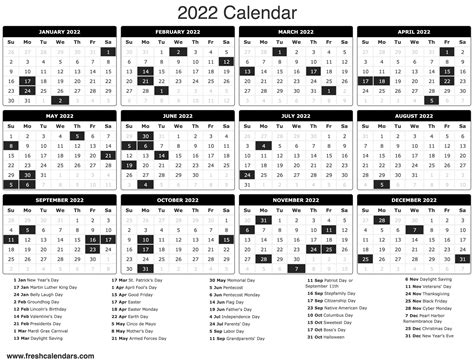 Year 2022 Calendar Templates 123calendars Com Free Printable Vrogue