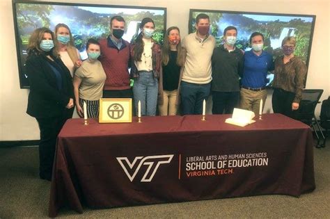 The Virginia Tech Chapter Of Omicron Tau Theta Initiates Eight New