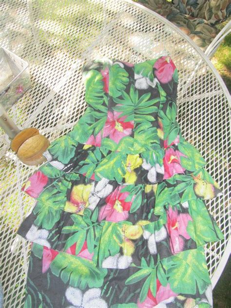 Womens Girls Floral Strapless Dress S Size By Soverycheri