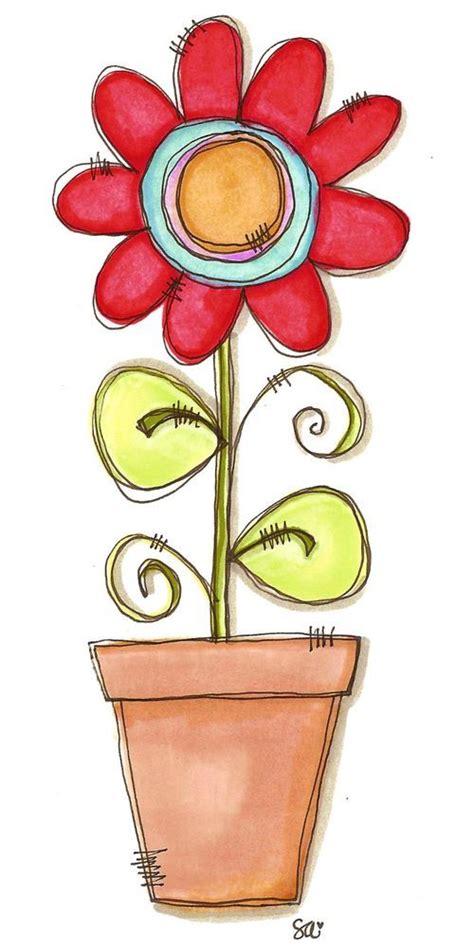 Flower spring, flower pot, floral plant, nature flower blossom, chamomile tulip sunflower illustration. I want to fill a whole page with a variety of sizes of ...