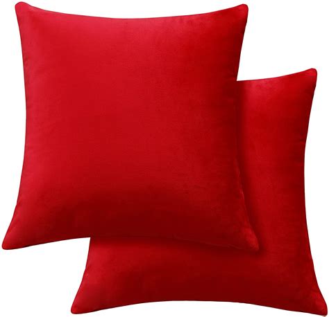 Deconovo Decorative Velvet Throw Pillow Covers For Sofa
