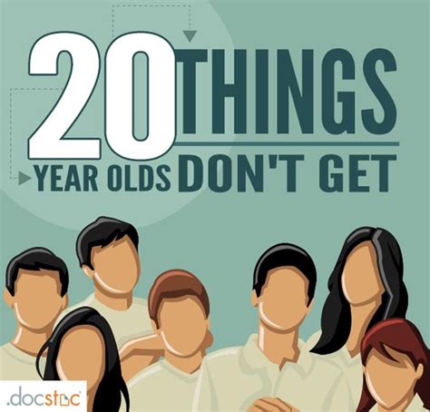 20 Things 20 Year Olds Dont Get 20 Years Old Millennials Generation